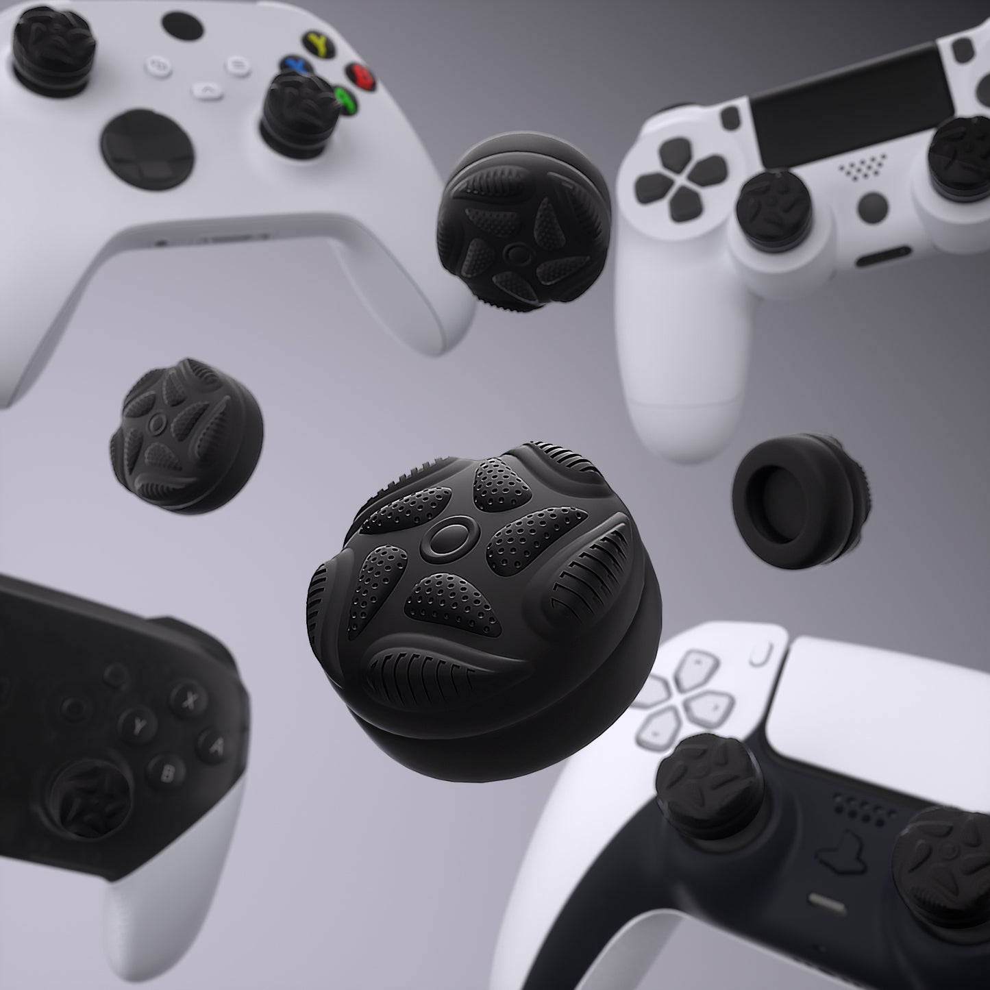AIM BUNDLE: PaG Aim Sticks + Anti-Slip Silicone case +Up to 6 FREE Anti-Slip Thumbstick Caps for PS5/ Xbox Series X/S