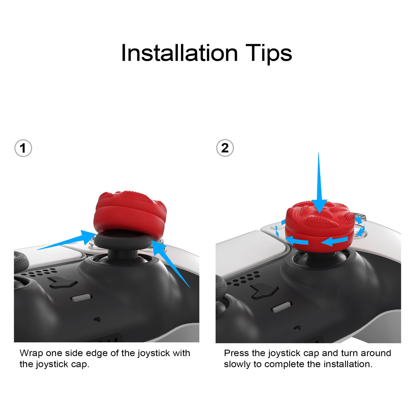 AIM BUNDLE: PaG Aim Sticks + Anti-Slip Silicone case +Up to 6 FREE Anti-Slip Thumbstick Caps for PS5/ Xbox Series X/S