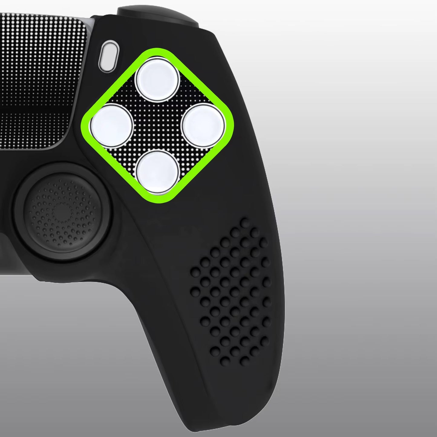 Anti-Slip Silicone Case+Up to 6 FREE Anti-Slip Thumbstick Caps - Best Grip for PS5 or Xbox Series X/S